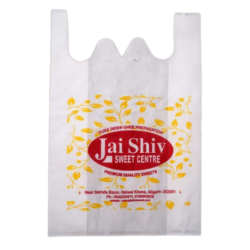 रिसाइकिल करने योग्य फ्लेक्सो प्रिंटेड यू डब्ल्यू कट बैग