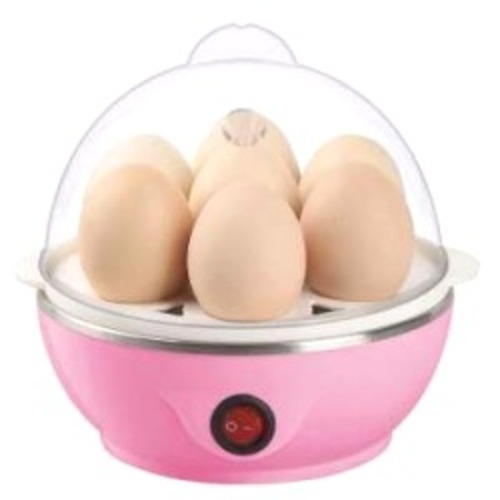 Egg Boiler Poacher - Plastic Material, Available in Different Sizes, Pink Color | Unique Design for Optimal Poaching and Boiling