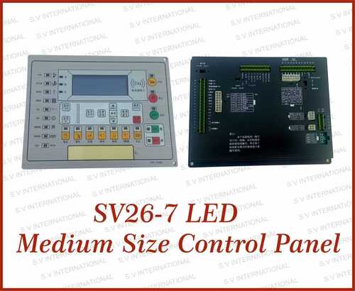 Sv26 - 7 Led पैनल - मध्यम आकार का नियंत्रण पैनल