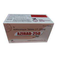 Azithromycin Tablets IP - 250 MG, Adult Use Only, General Medicine for Bacterial Infections, Room Temperature Storage