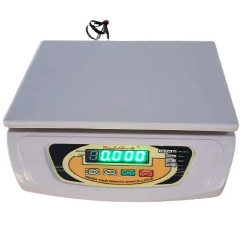 व्हाइट गोल्डटेक न्यू काउंटर काउंटर वेटिंग स्केल