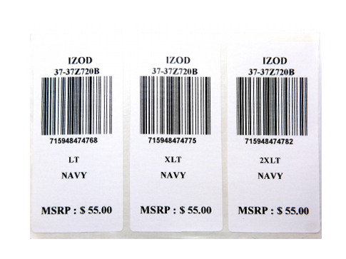 कस्टम बारकोड स्टिकर