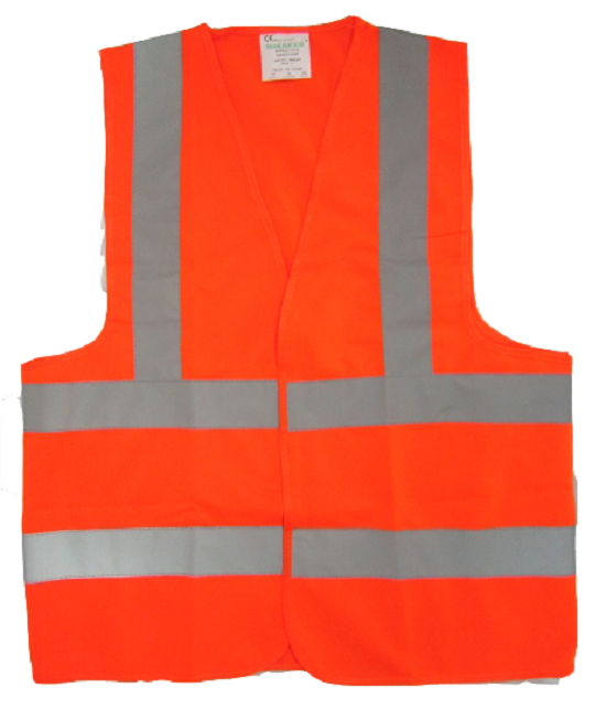 Reflective Safety Jacket - Polyester, Sizes S-xl, Fluorescent Green/orange | 3m 2" Grey Reflective Tape, Ultra Cool Design, Highly Durable