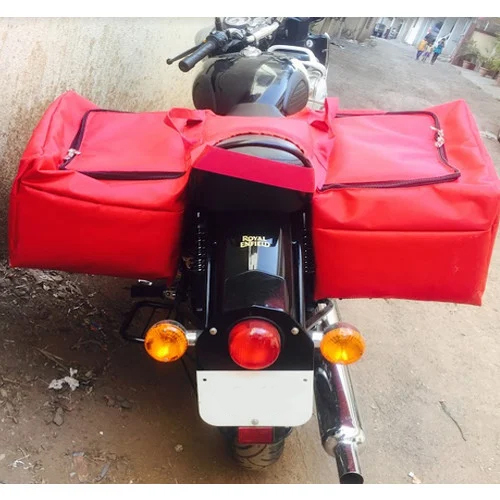 Milk Bike Delivery Backpack Heavy Duty Milk Delivery Canvas Bag At