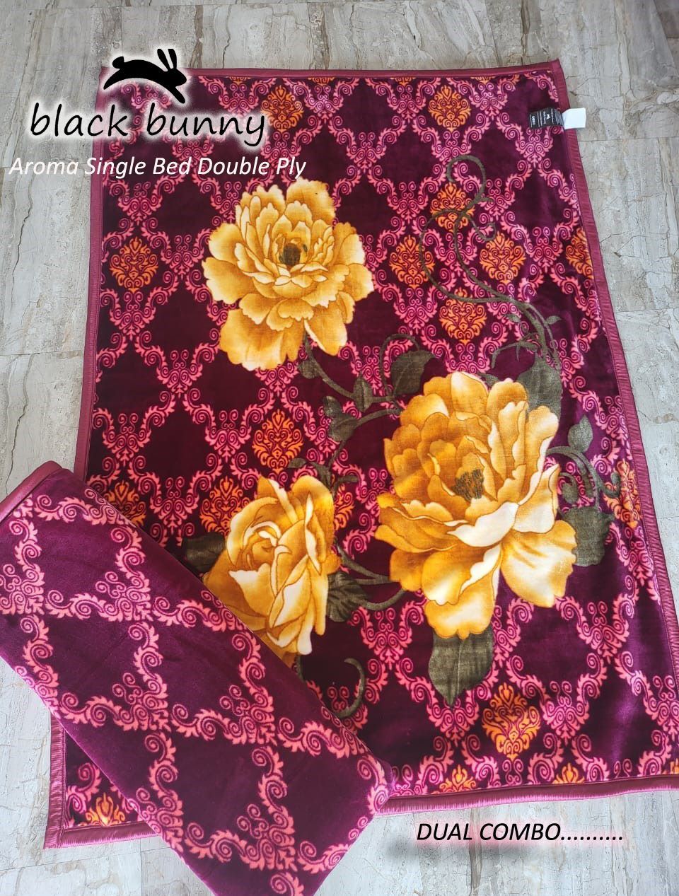 Brown Polyester Mink Blankets