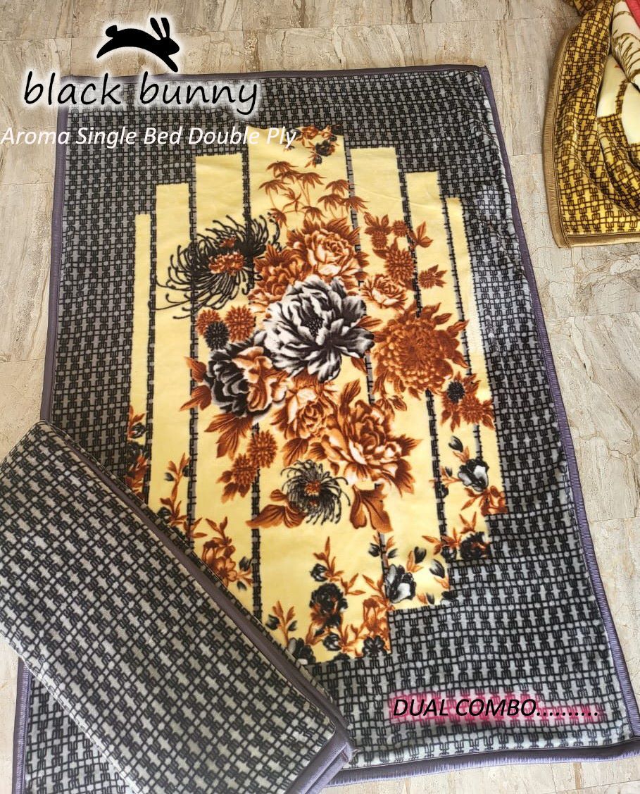 Brown Polyester Mink Blankets