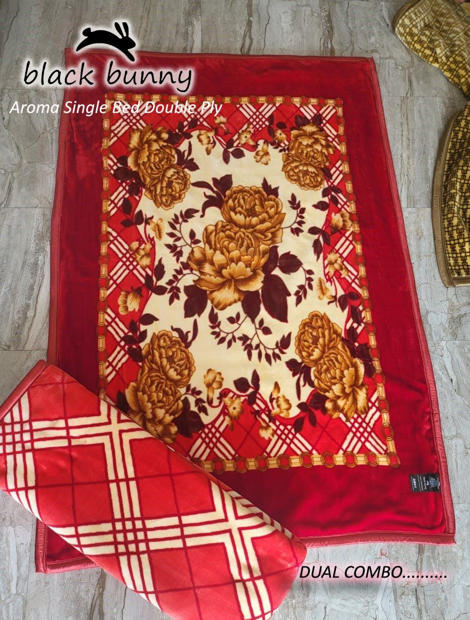Brown Polyester Mink Blankets