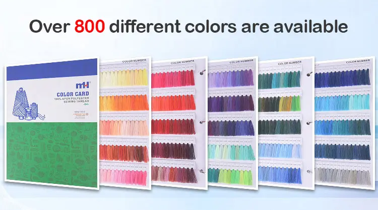 Dyed Odm/oem Polyester Sewing Thread Multi-purpose Polyester Thread No Stock