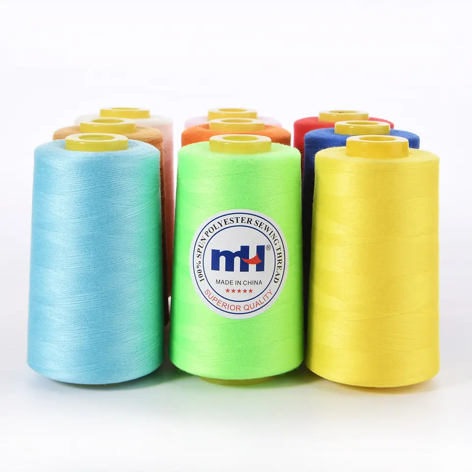 Dyed Odm/oem Polyester Sewing Thread Multi-purpose Polyester Thread No Stock