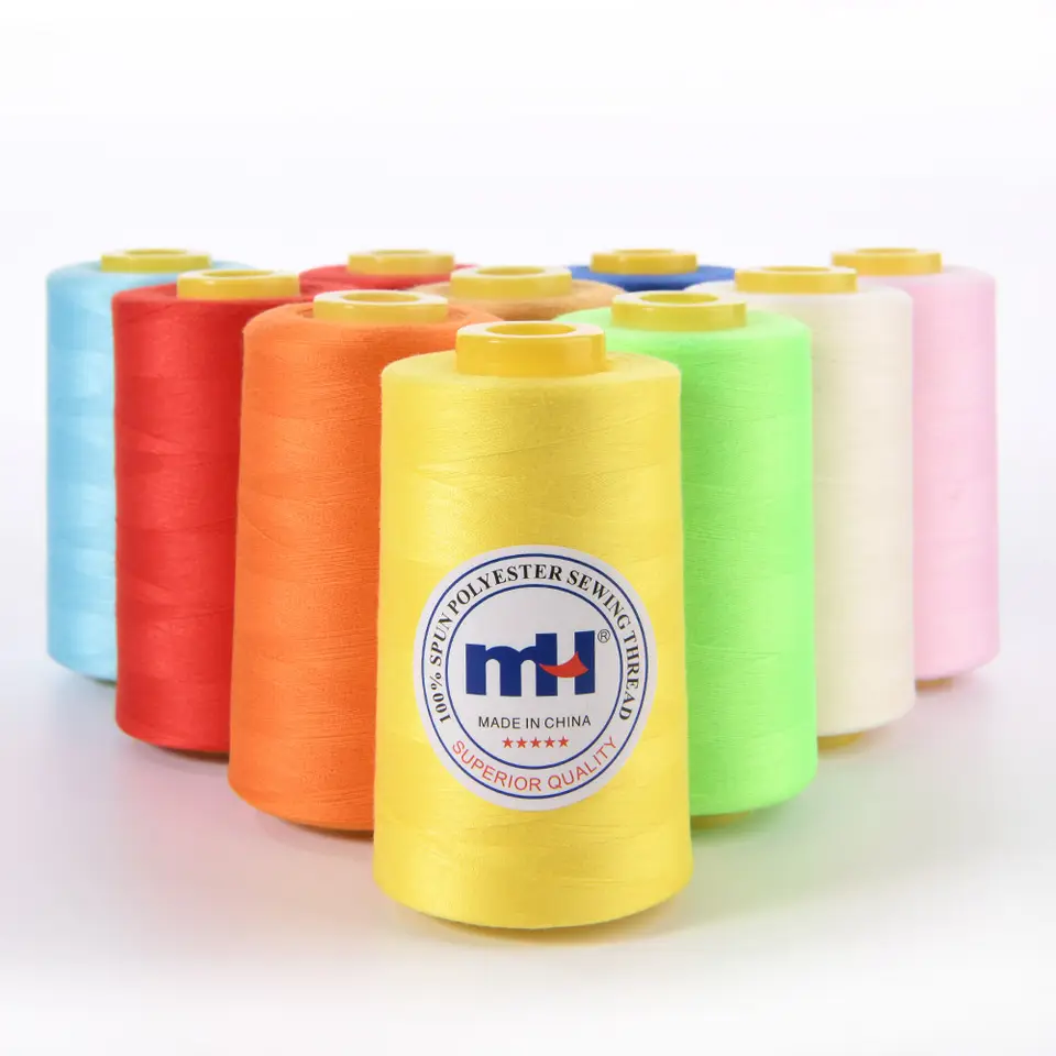 Dyed Odm/oem Polyester Sewing Thread Multi-purpose Polyester Thread No Stock