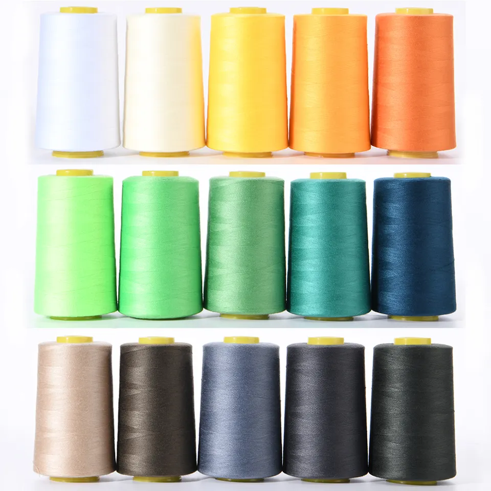 Dyed Odm/oem Polyester Sewing Thread Multi-purpose Polyester Thread No Stock