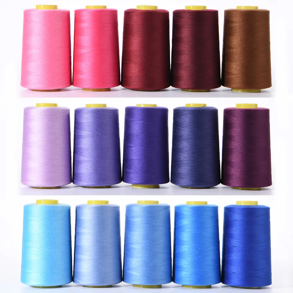 Polyester Sewing Thread - 100% Spun Polyester, 10y To 10000y In Various Counts | Eco-friendly, Anti-piling, Low Shrinkage, High Color Fastness