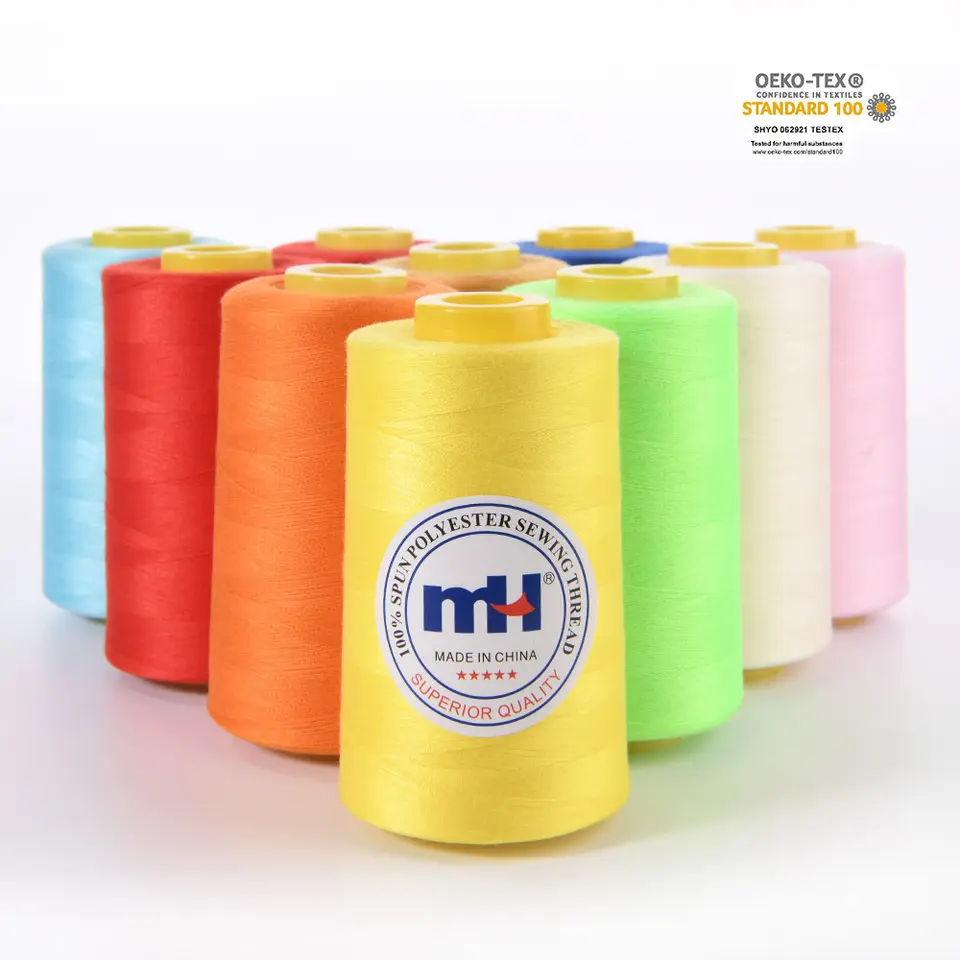 Polyester Sewing Thread - 100% Spun Polyester, 10y To 10000y In Various Counts | Eco-friendly, Anti-piling, Low Shrinkage, High Color Fastness
