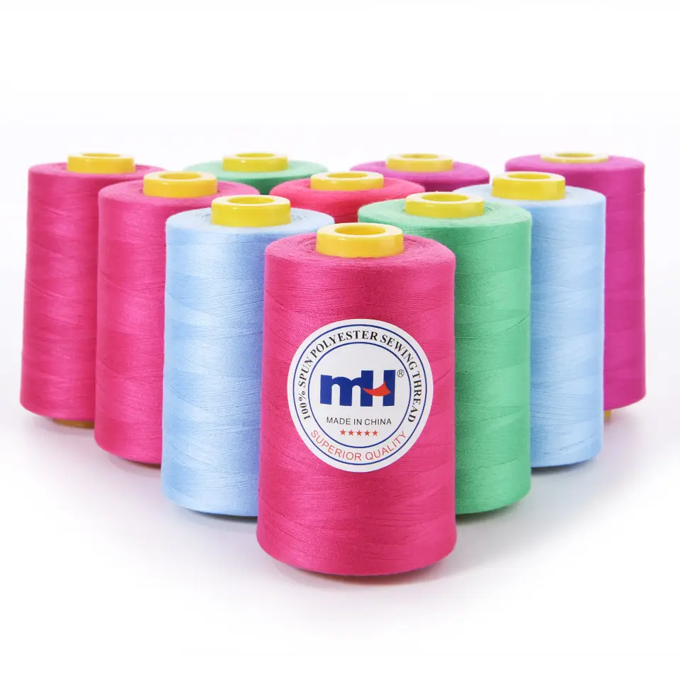 Polyester Sewing Thread - 100% Spun Polyester, 10y To 10000y In Various Counts | Eco-friendly, Anti-piling, Low Shrinkage, High Color Fastness