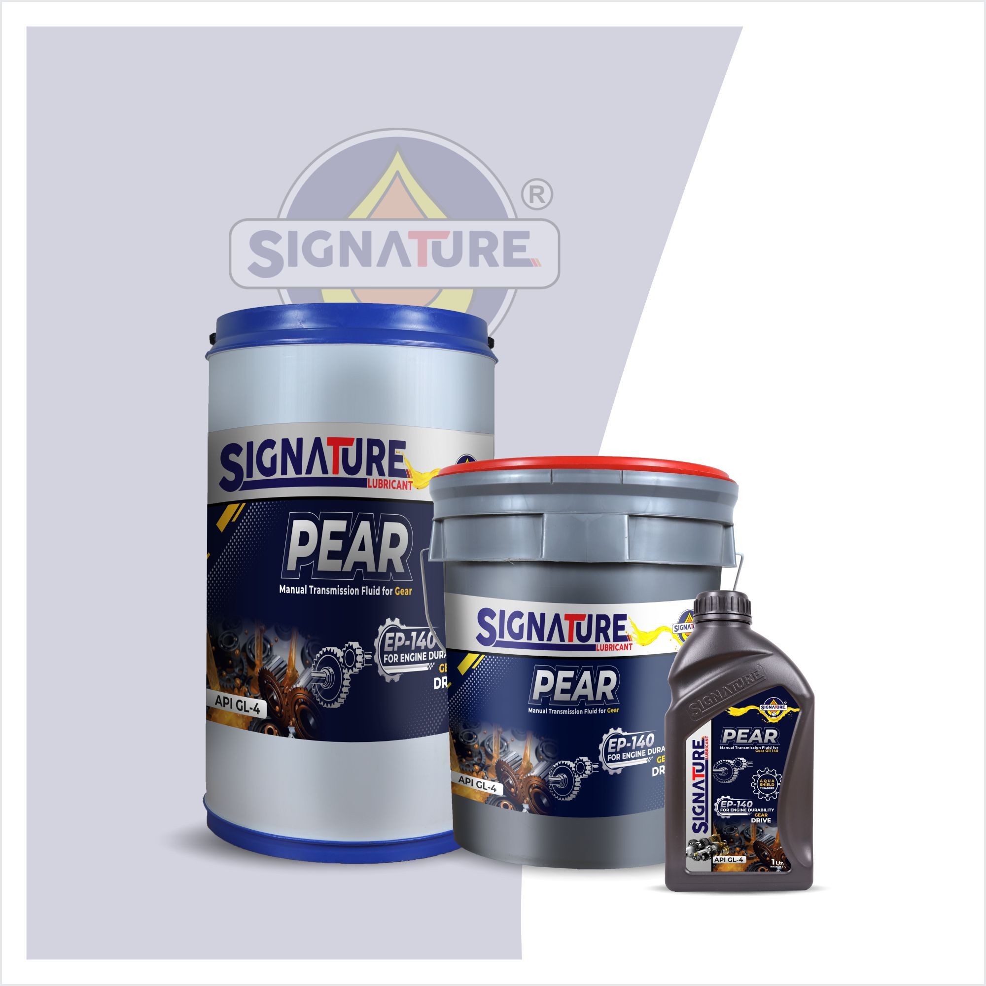 Pear Manual Transmission Fluid - 1 Ltr Ep-140, Gold Color, Strong Smell, High Viscosity, Extreme Pressure Additives, Outstanding Thermal Stability And Wear Protection
