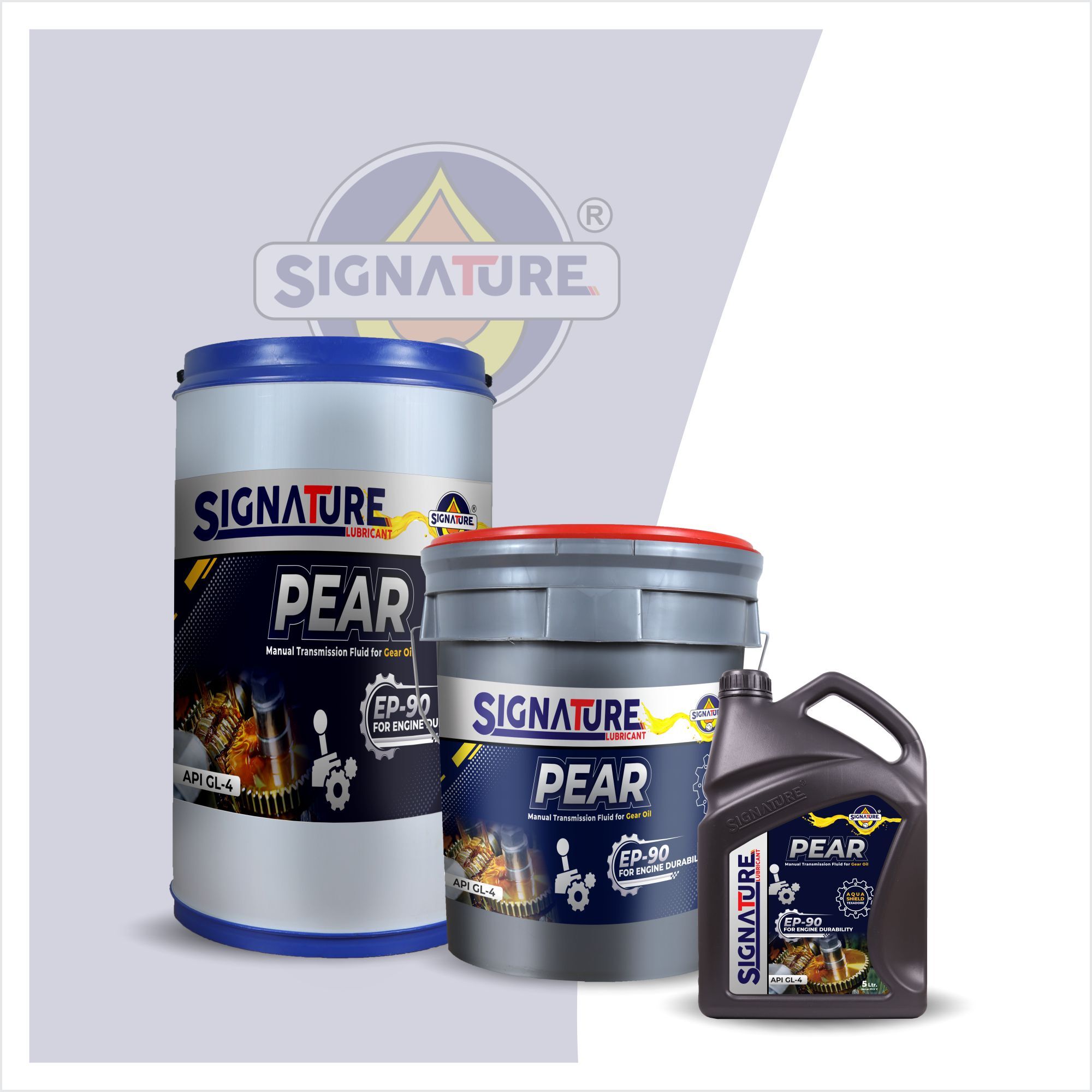 5 Ltr Ep-90 Pear Manual Transmission Fluid For Gear Oil Application: Automotive