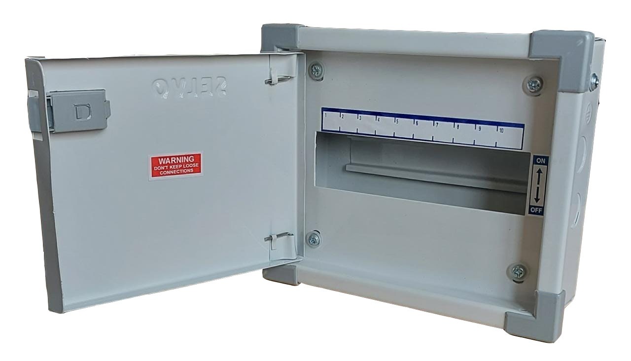 White 10 Way Spn Double Door Db
