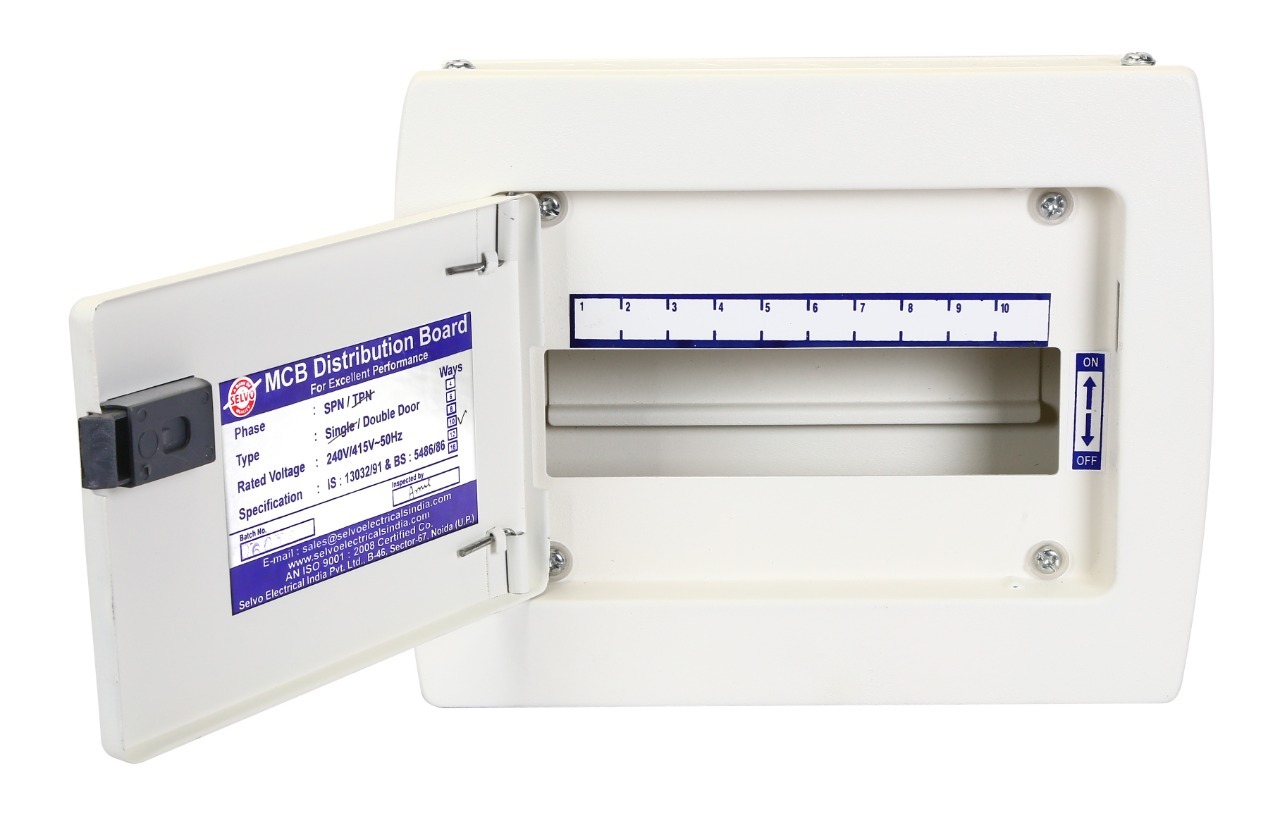 White 10 Way Spn Double Door Db