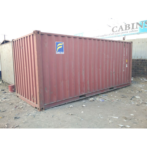 20 Feet Used Shipping Container - Stainless Steel, 20 Feet Length, Polished Finish | Versatile Storage Solution For Commercial Use