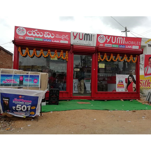 Ms Portable Showroom Cabins - Material: Container