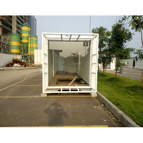 Ms Portable Showroom Cabins - Material: Container