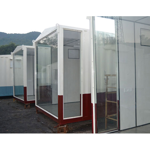 Ms Portable Showroom Cabins - Material: Container