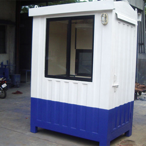 Industrial Portable Security Cabin - Roof Material: Steel / Wood