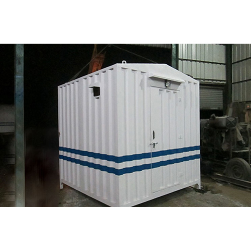 Industrial Portable Security Cabin - Roof Material: Steel / Wood