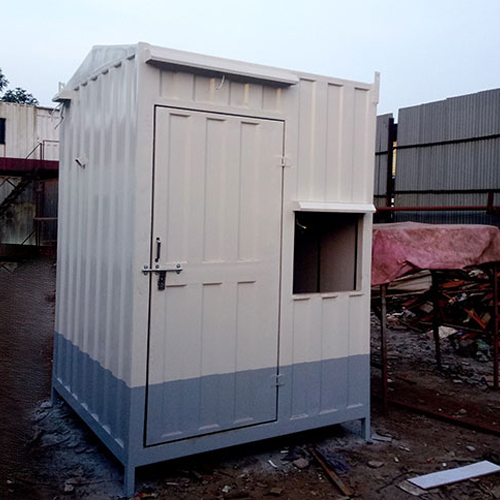 Industrial Portable Security Cabin - Roof Material: Steel / Wood