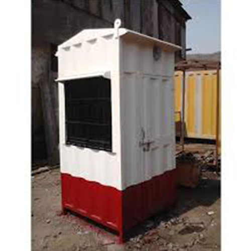 Industrial Portable Security Cabin - Roof Material: Steel / Wood