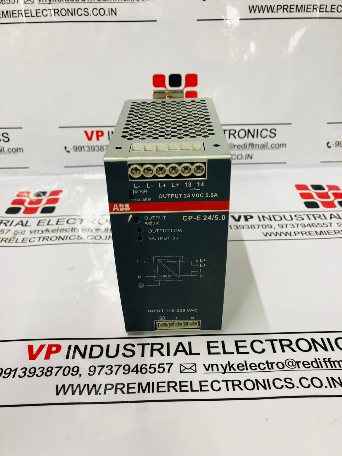 Abb Smps Power Supply  215v Ac 5amp 24v - Application: Industrial