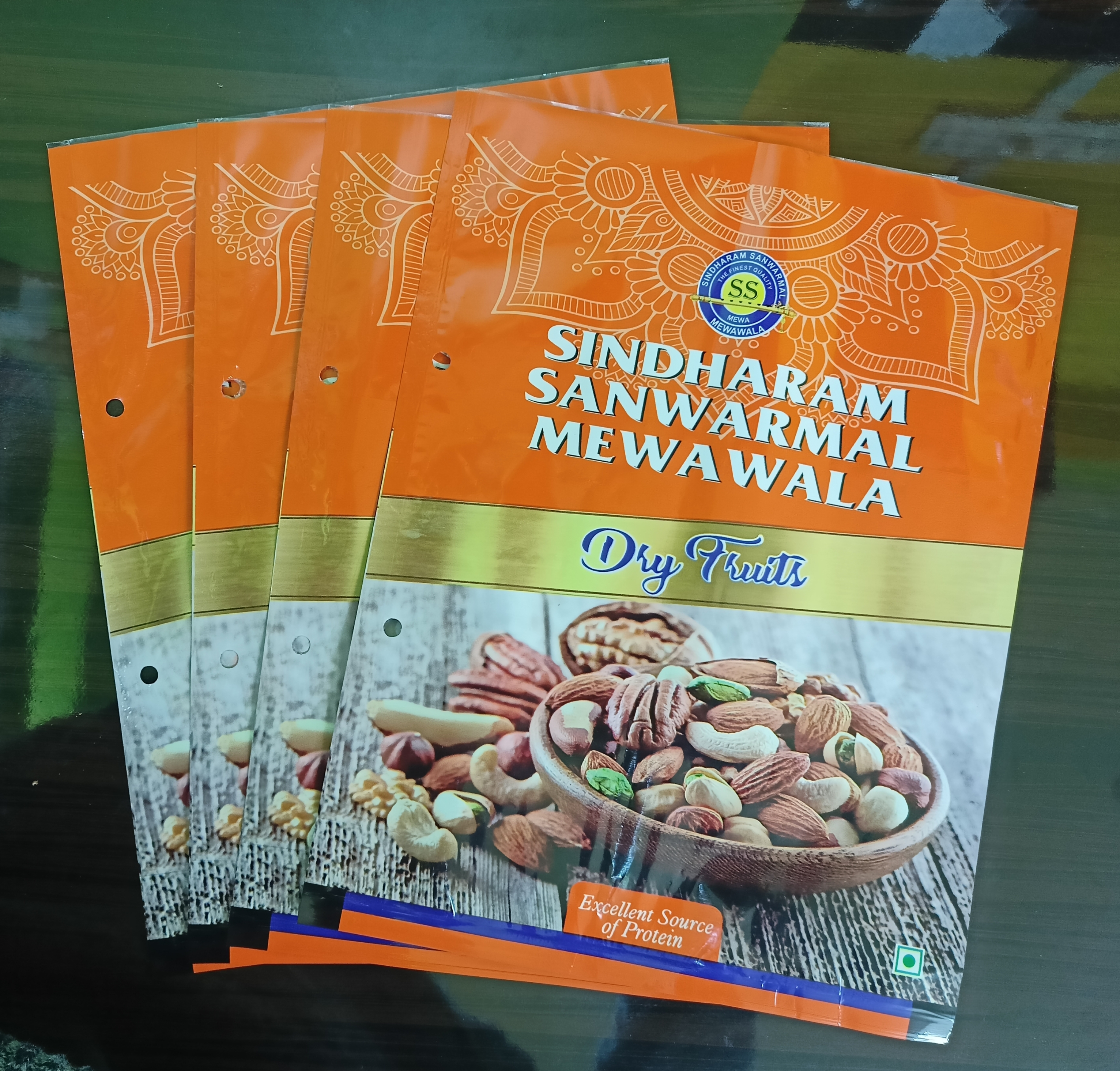 Multi Printed Dry Fruit Packaging Pouches