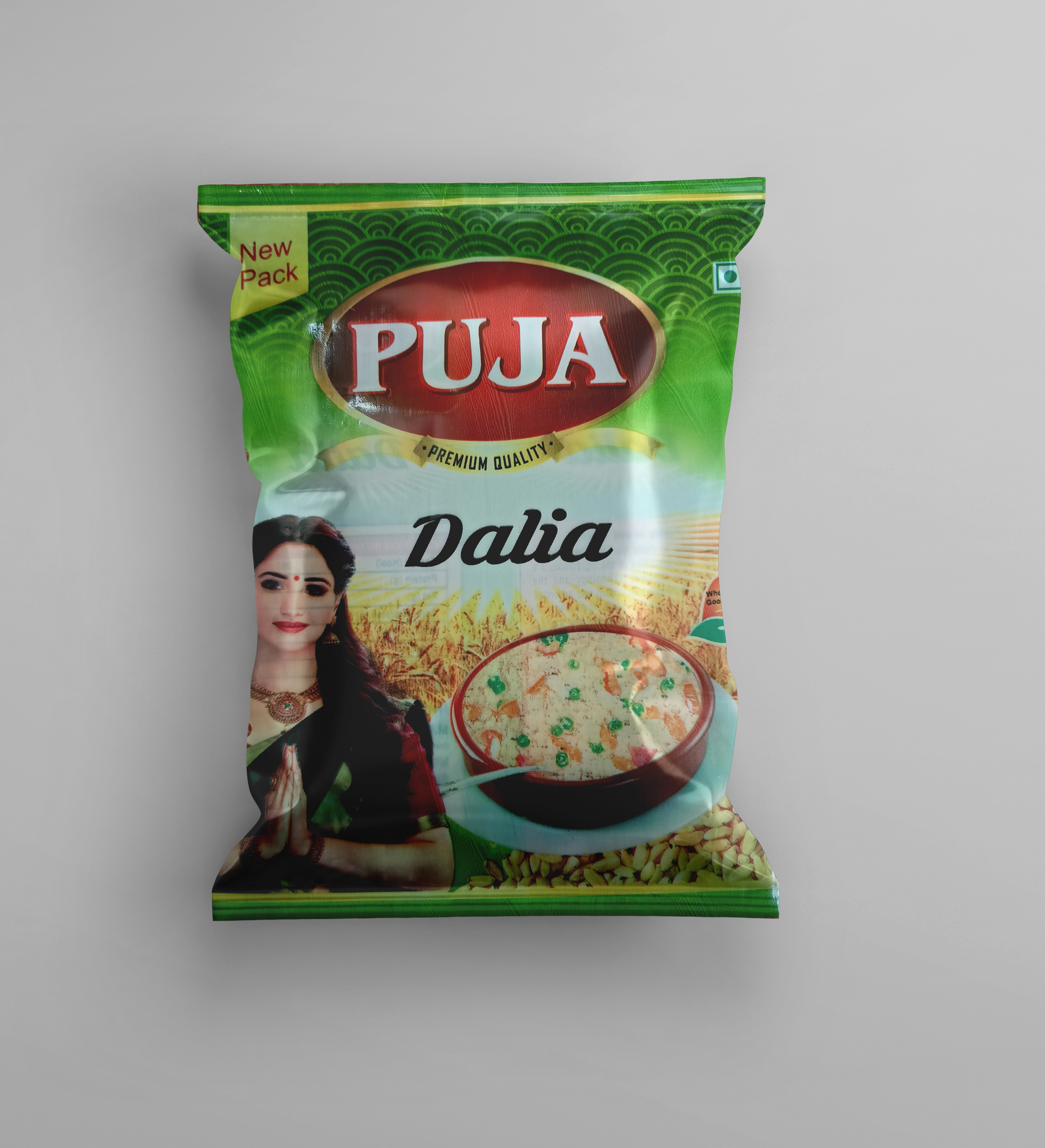 Multicolor Dalia Packaging Pouch