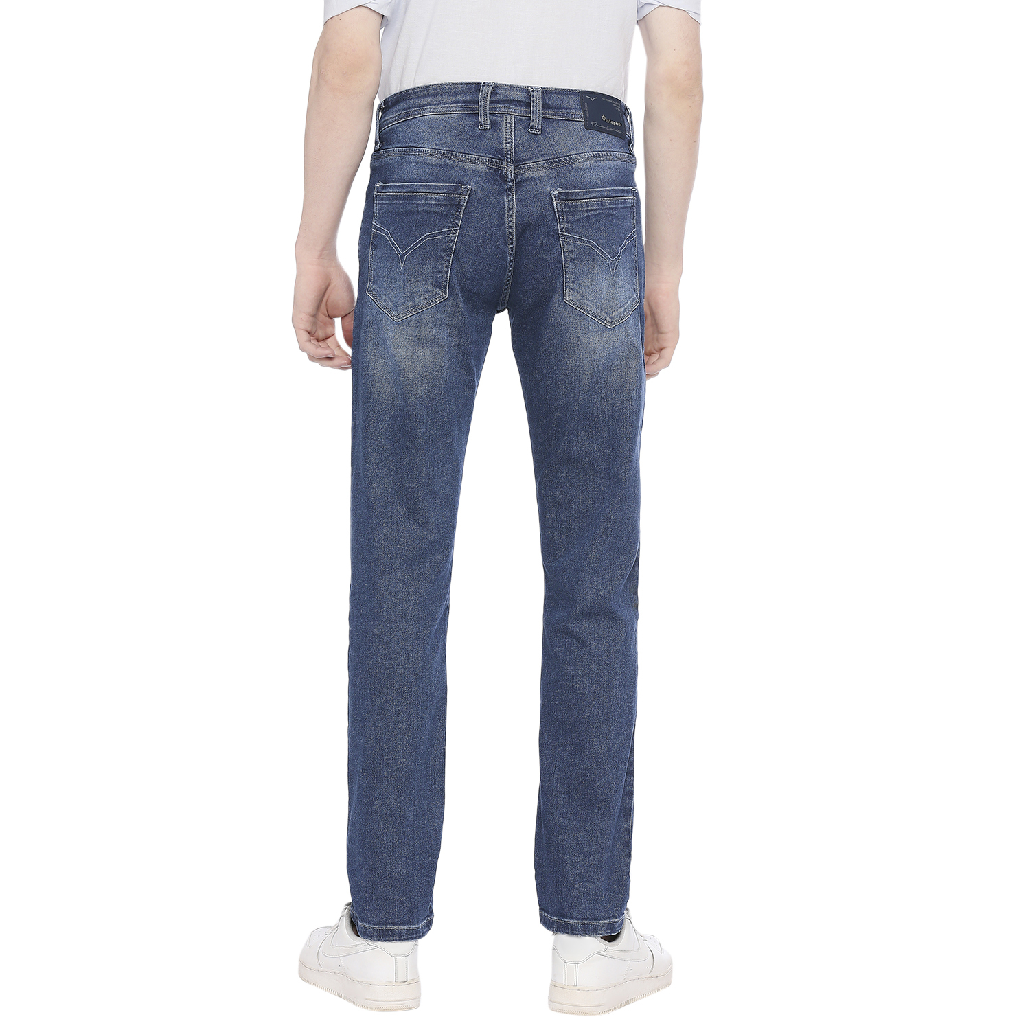 Denim Washable Regular Fit Men's Attitude - Blue, All Size, Plain Dyed, Seasonal Adaptability For Rainy, Spring, Summer, Winter