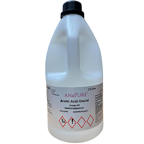 Glacial Acetic Acid - Liquid Form, Room Temperature Storage | Soluble for Industrial Applications