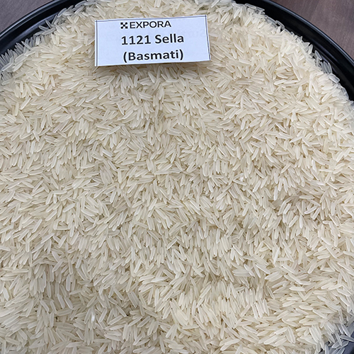 1121 Sella Basmati Rice - Long Grain, White Color, 95% Purity | Organic, Dried, 13% Moisture, 1.5% Broken, Fluffy Texture