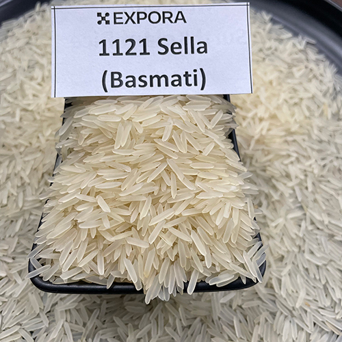 1121 Sella Basmati Rice - Long Grain, White Color, 95% Purity | Organic, Dried, 13% Moisture, 1.5% Broken, Fluffy Texture
