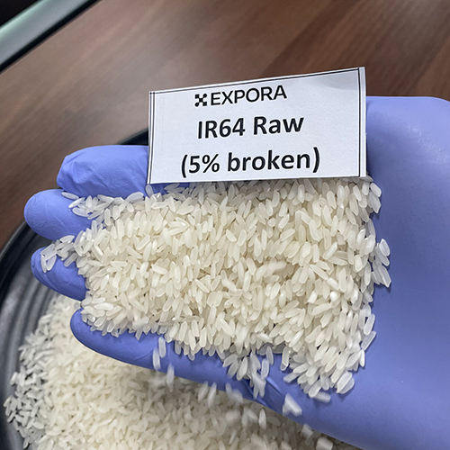 Ir64 Raw 5 % Broken Rice Broken (%): 5%