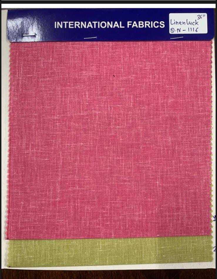 Linen Look Fabric - Versatile Material For All Season | Available In Every Color, Ideal For Fashion And Home Decor Applications