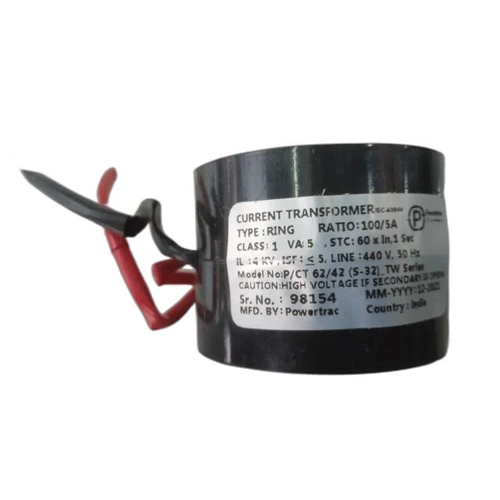 Ring Type Current Transformer - Stainless Steel Material, High Efficiency, Single Phase Usage For Industrial Applications
