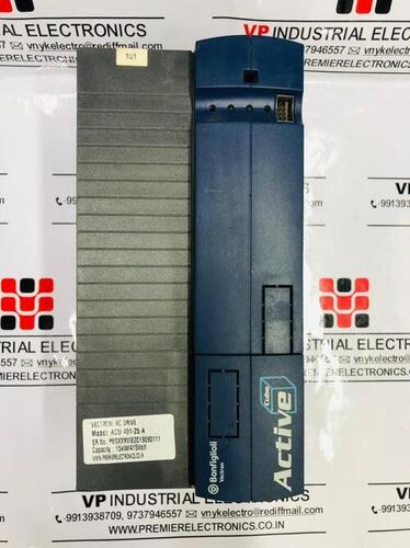 VECTRON AC DRIVE - 15KW 400V 3-Phase Inverter, IP54 Protection Level, Blue Casing, Compact Dimensions 16x12x7 Inches, Active Cube Series