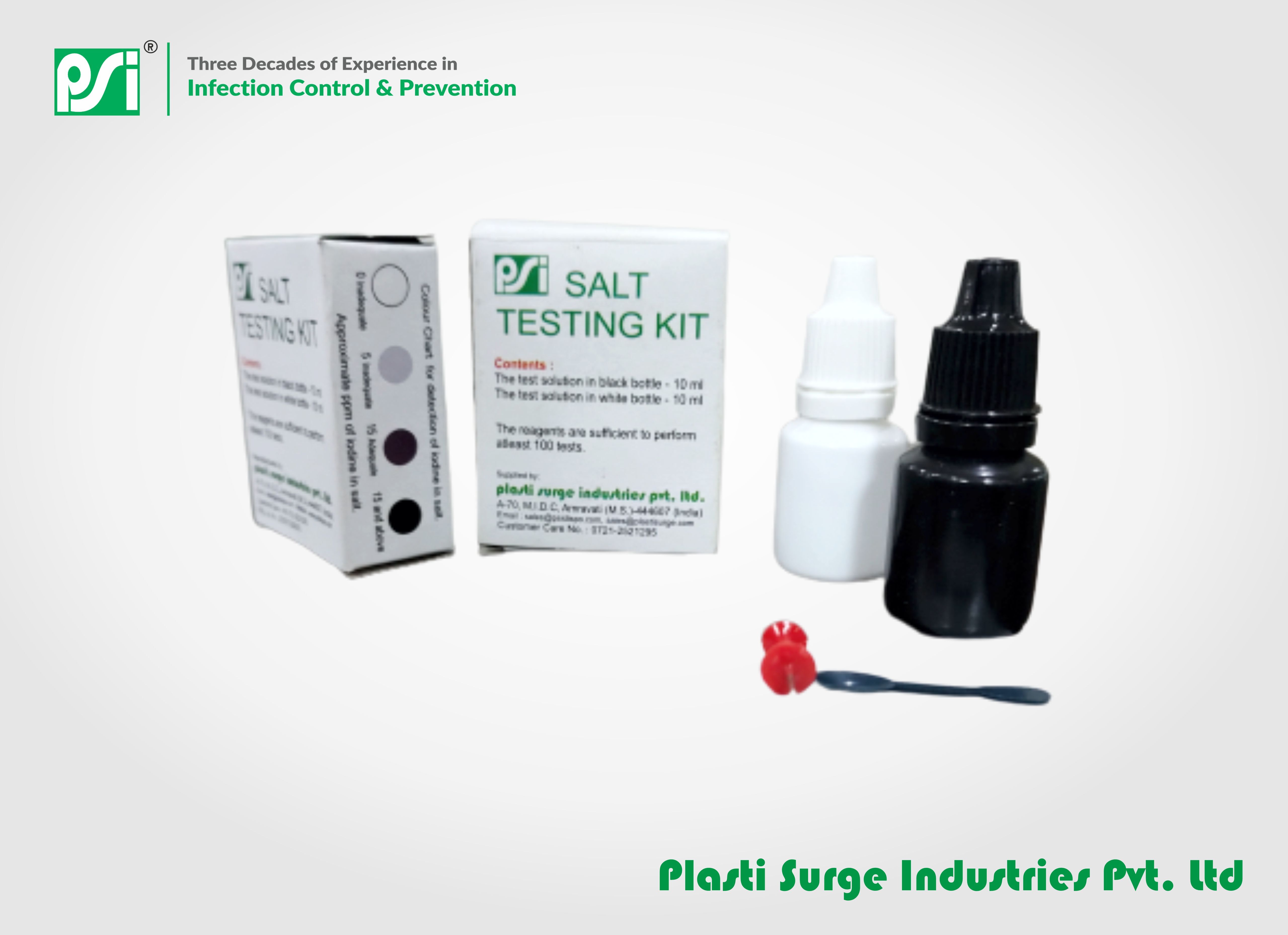 Salt Test Kit - Psi-503 Model, Semi Automatic Application For Industrial And Laboratory Use, Eco Friendly