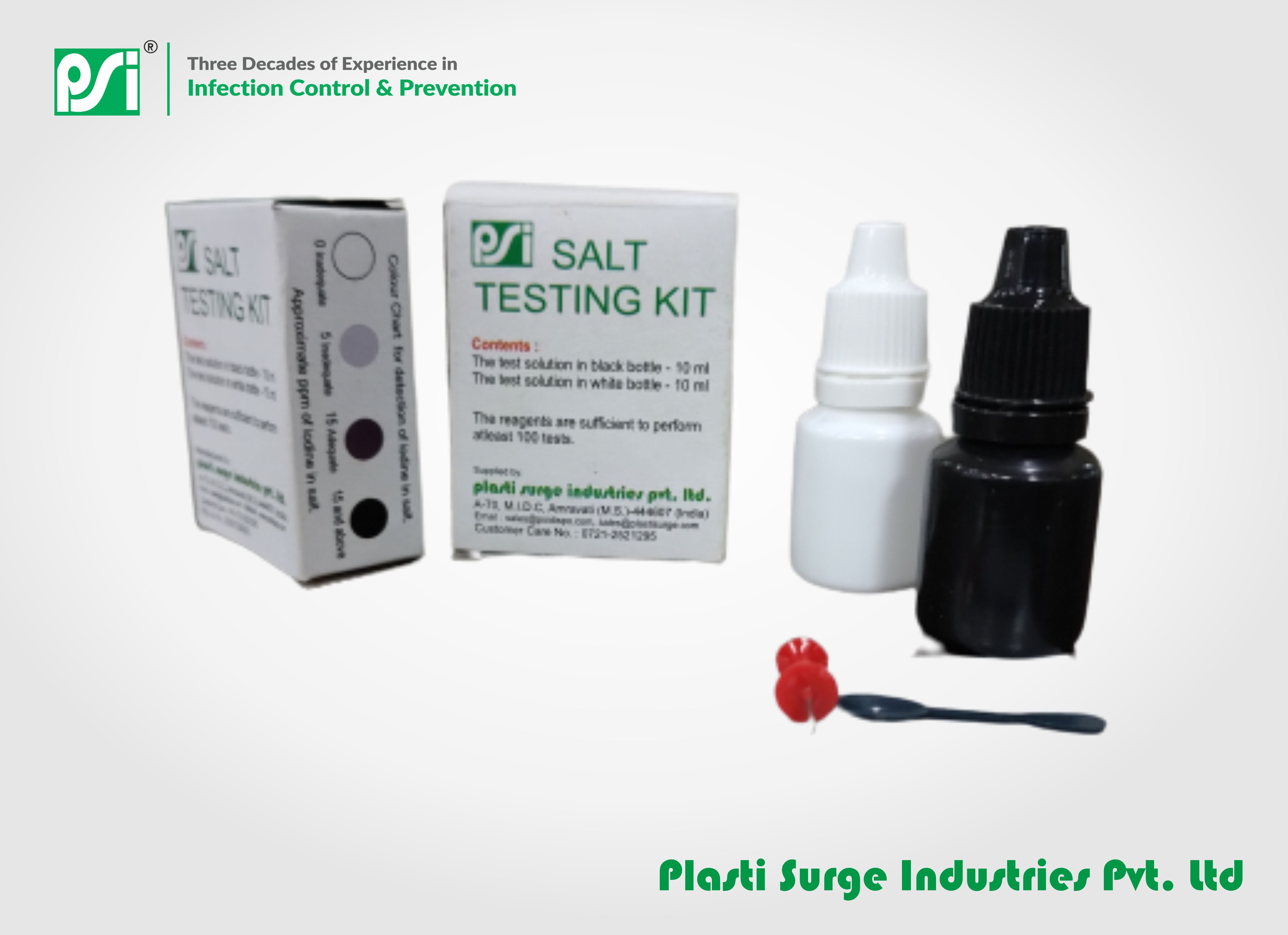 Salt Test Kit - Psi-503 Model, Semi Automatic Application For Industrial And Laboratory Use, Eco Friendly