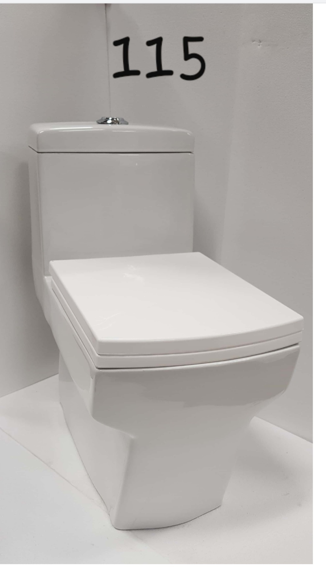 White Western Toilet Seat