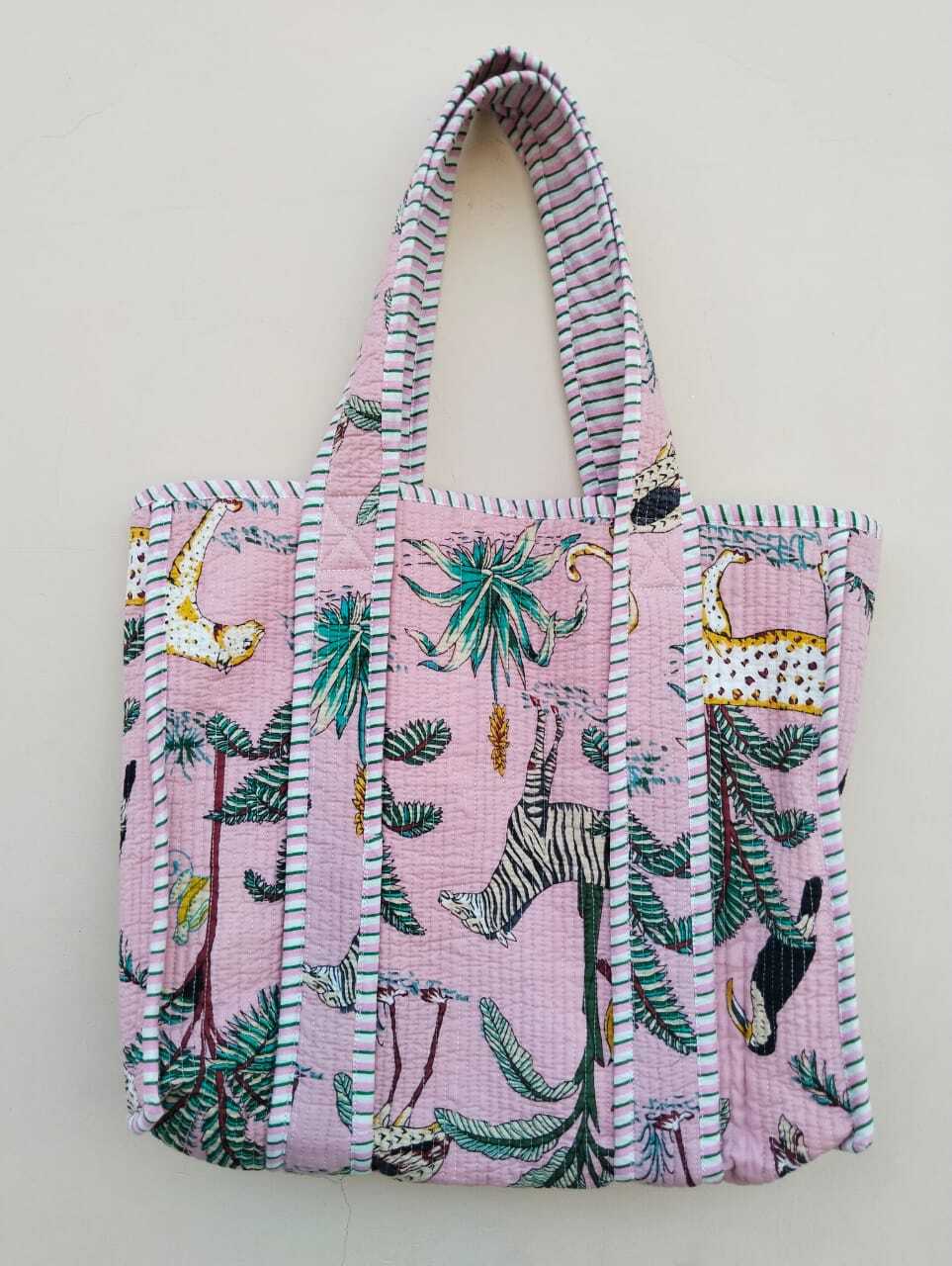 Show As Images Cotton Printed Shoulder Bag