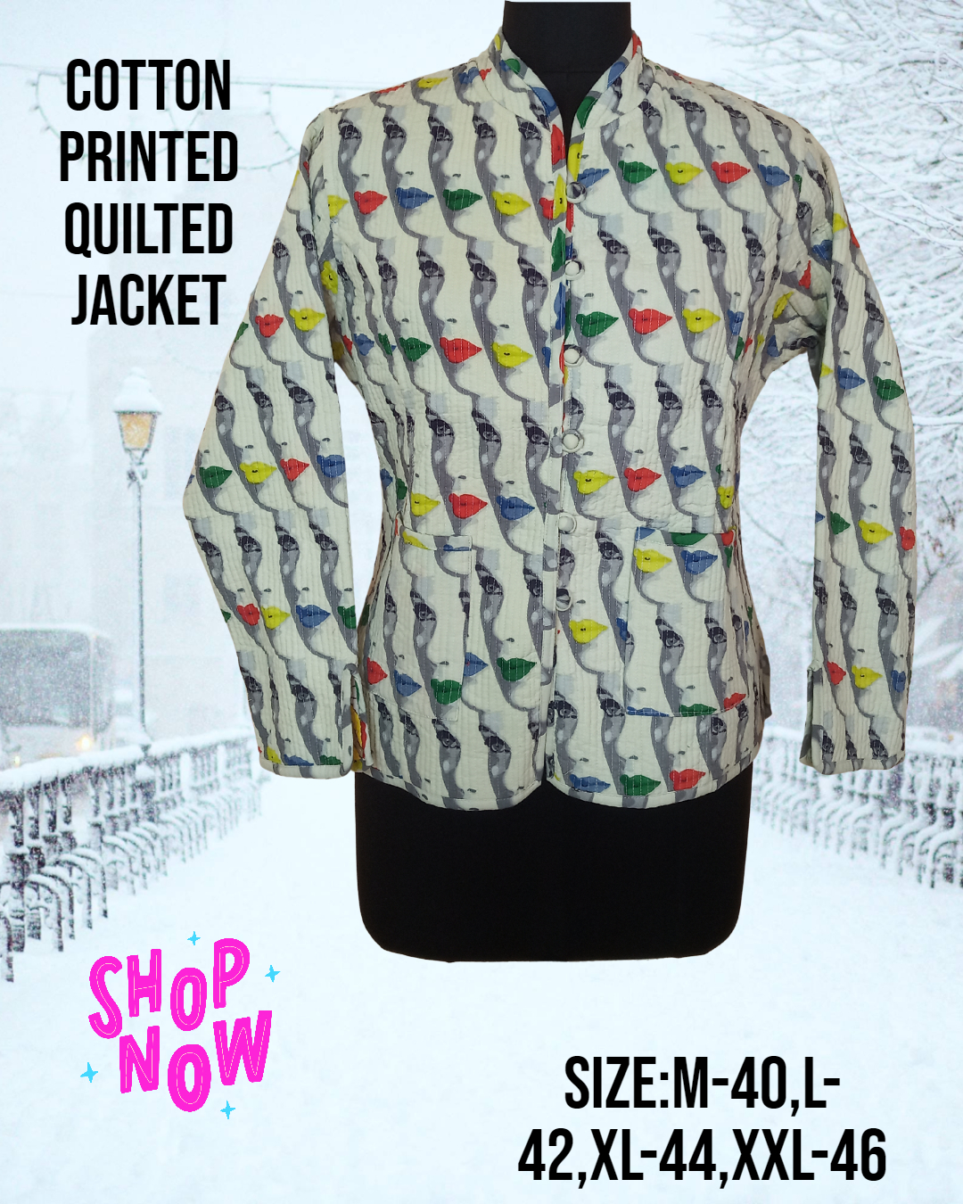 Quilted Jacket Short Jacket - Color: Show As Images