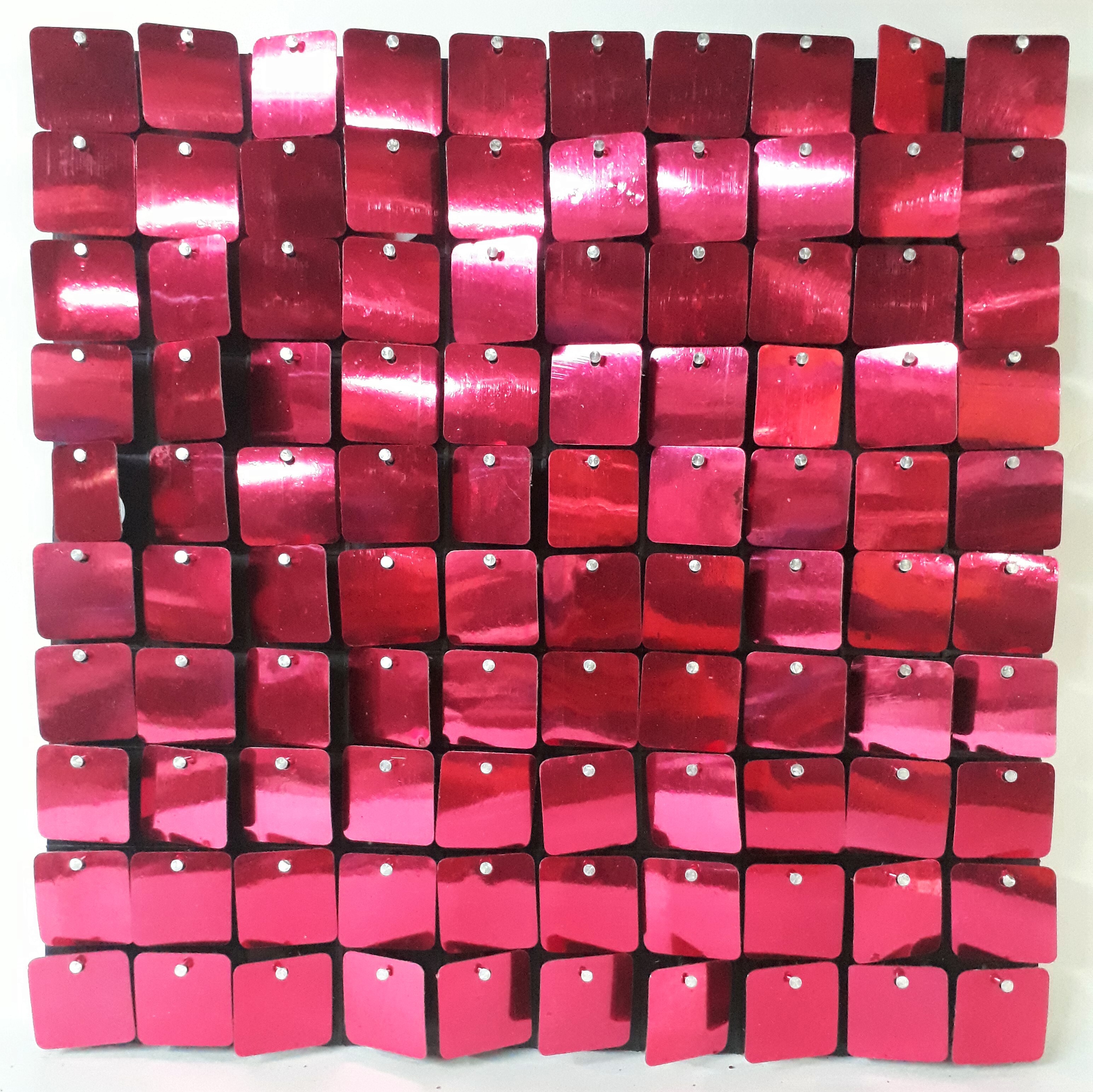 Sequins Air Active Panels - Plastic, 30cm X 30cm, Rosegold | Durable Design, Sturdy 30mm Sequins, Special Aligning Connectors, Extra Included