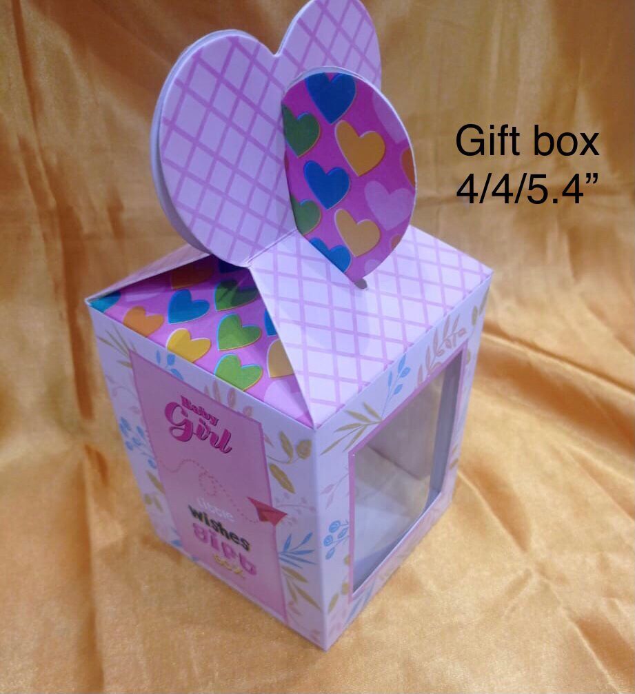 Matte Lamination Paper Box Return Gift Baby Shower Or Announcement