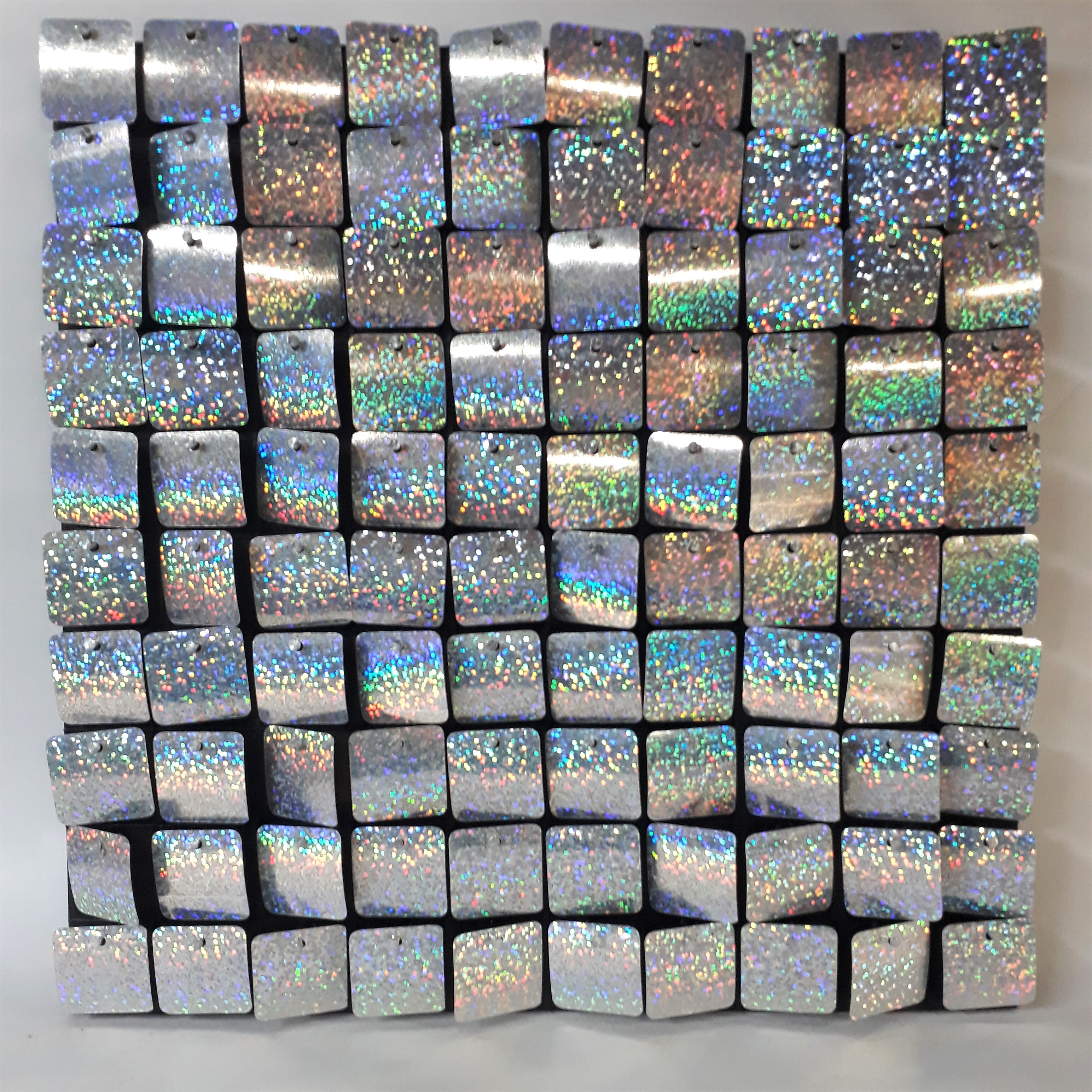 Crystal Sequins Panel With Outdoor Sequins And Connector Clips