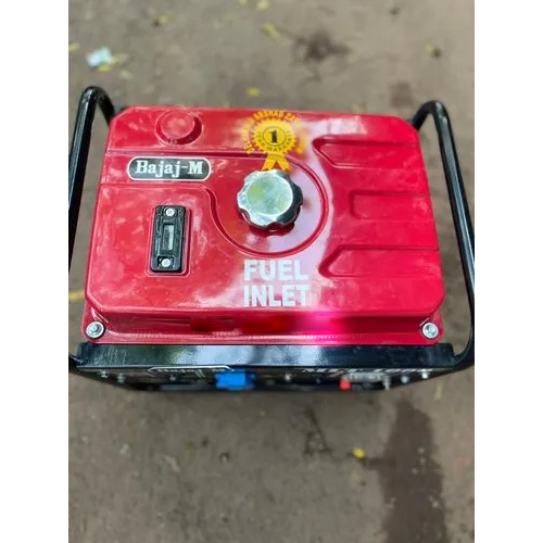 काला और लाल 1 Kva Bajaj M पोर्टेबल जेनरेटर सेट